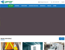 Tablet Screenshot of gencerkasa.com